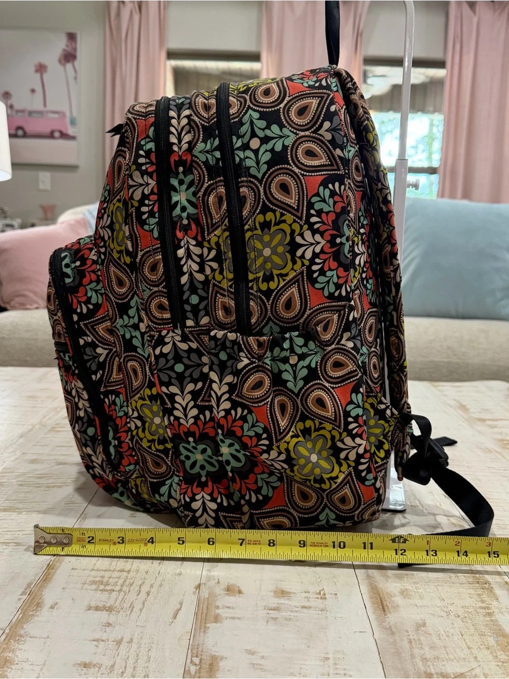 Vera Bradley Lighten Up Campus Laptop Backpack in 